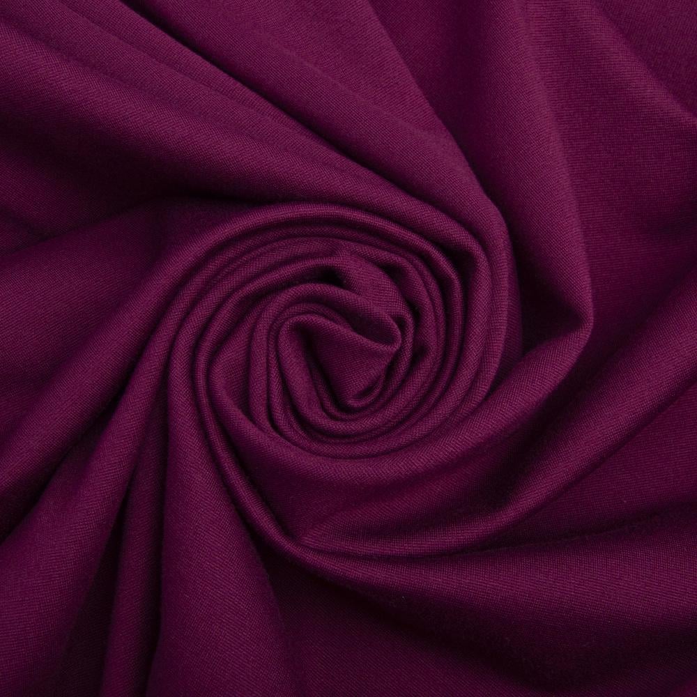 Ткань трикотаж Прага-640grm на флисе Бордо (23508)