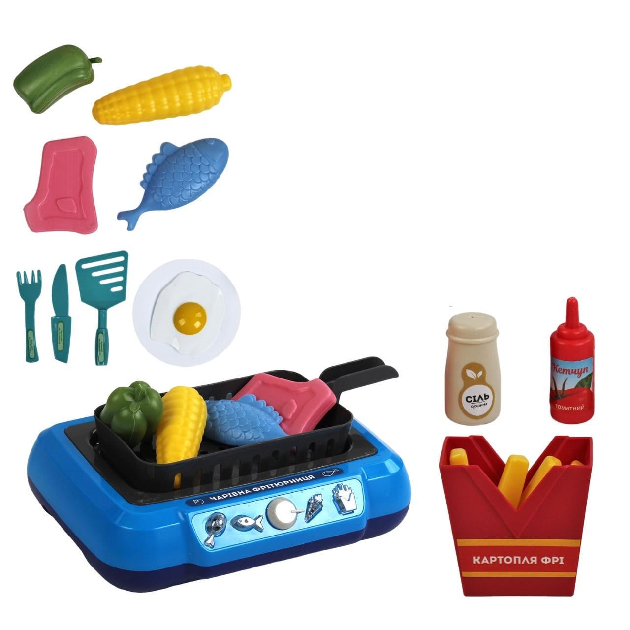 Набор игровой WToys Кулинарные эксперименты подсветка/звуковые эффекты 13 аксессуаров Разноцветный (154306)