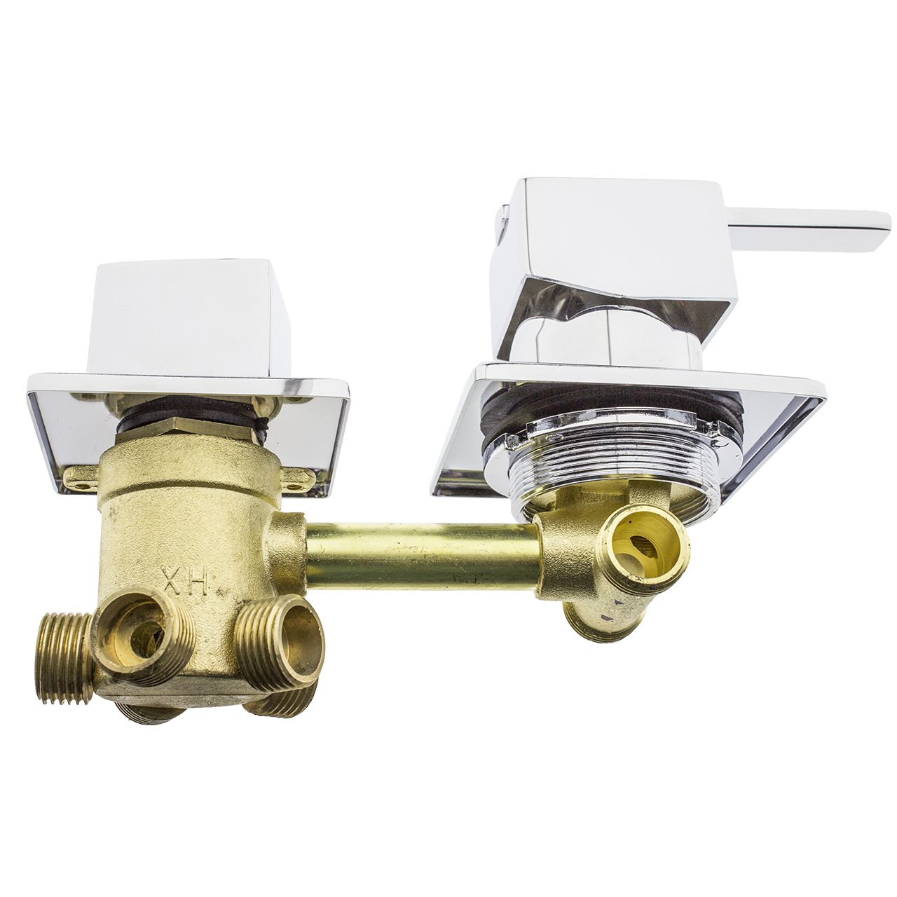 Змішувач для душової кабіни на п'ять положень під гайку у стійку душової кабіни (Г-5\10)