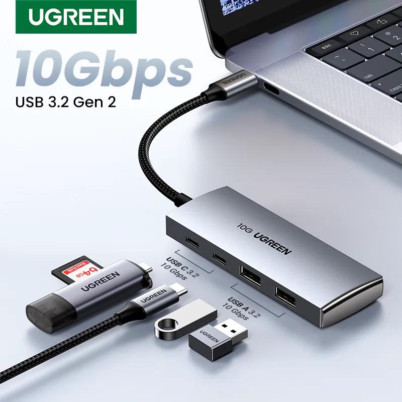 Концентратор USB-C UGREEN CM480 4в1 HUB (30758) - фото 12