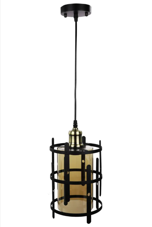 Люстра потолочная подвесная в стиле LOFT 12025/1-br Черный (NA005085)
