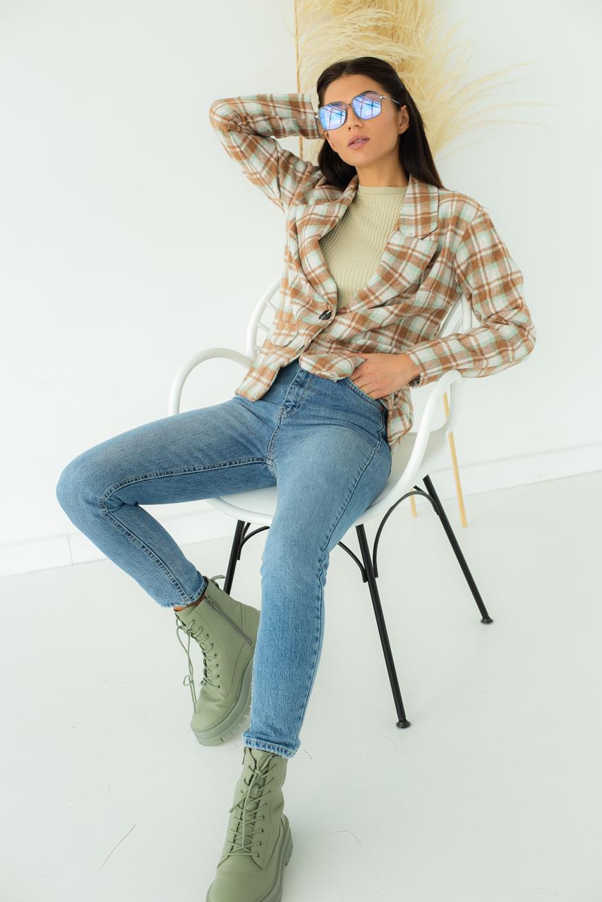 Жакет жіночий To More.e S Кавовий (9528053) - фото 7