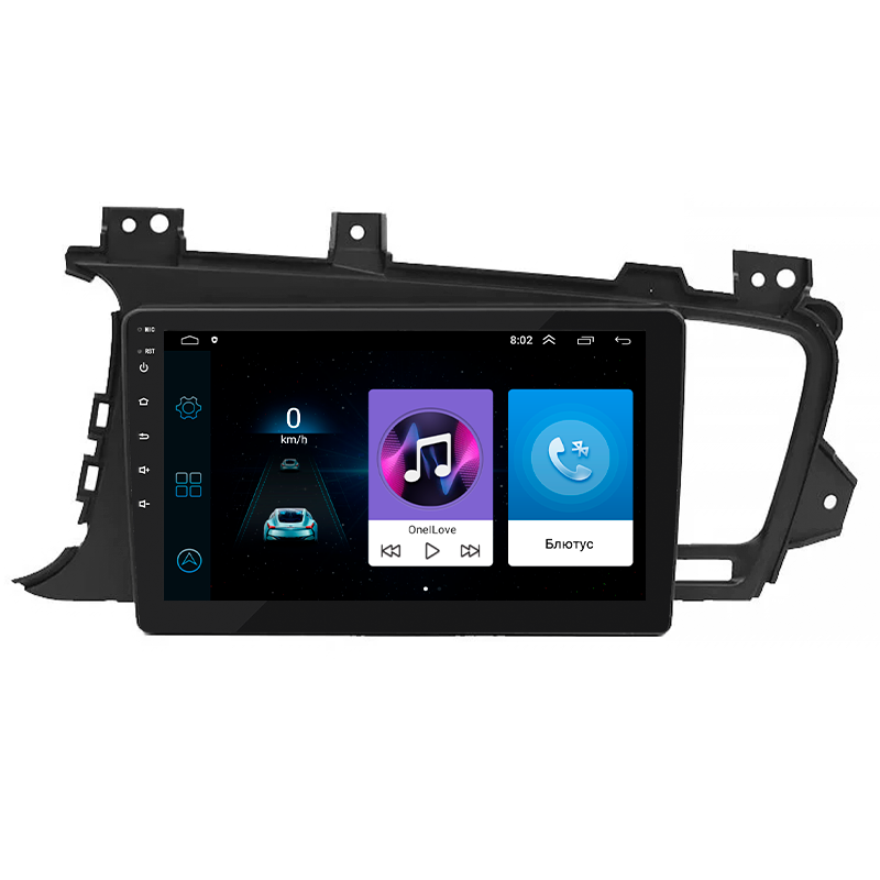 Штатная магнитола Lesko для Kia K5 I 2010-2013 экран 9" 1/16Gb/ Wi-Fi Optima GPS Android Киа