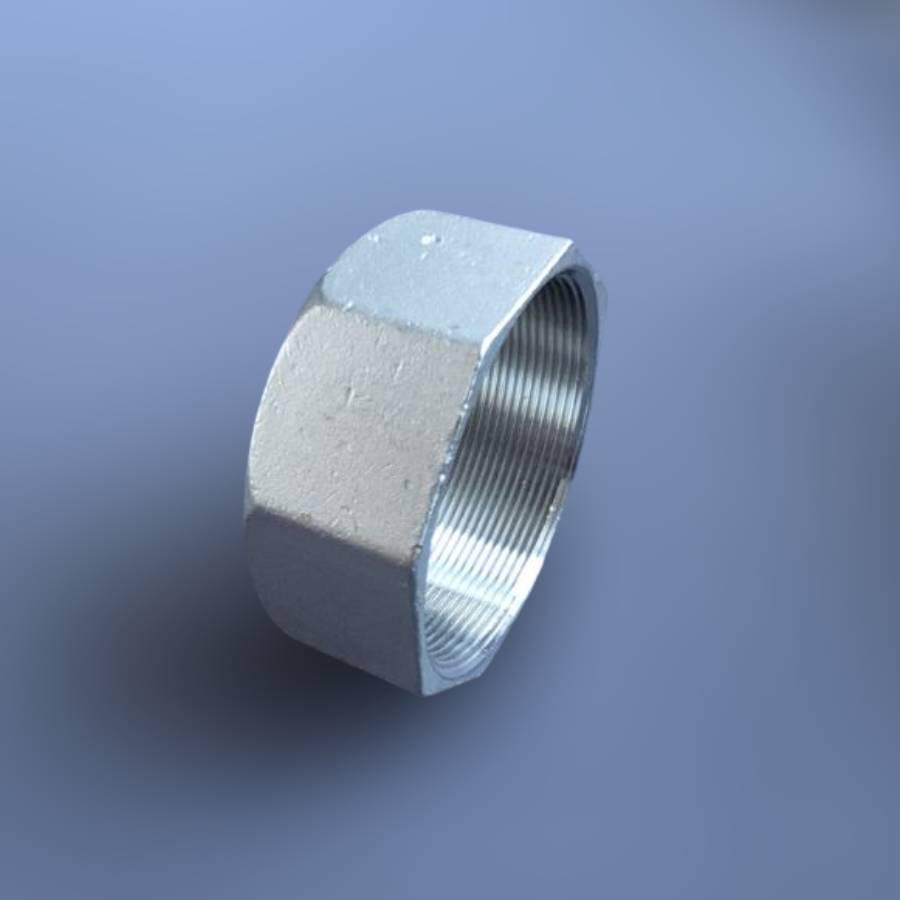 Заглушка різьбова восьмигранна DN80 BSPP н/ж сталь AISI304 Class-150 внутрішня різьба 3" (29203265) - фото 7