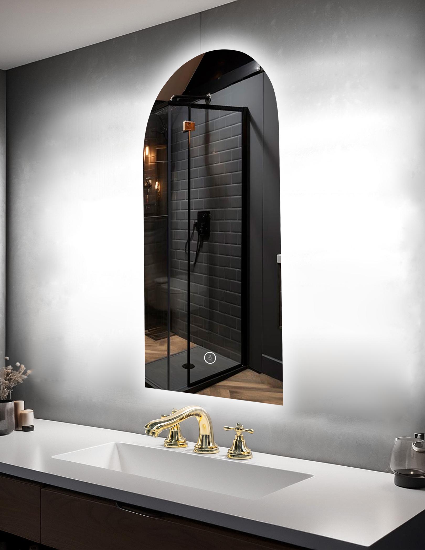 Зеркало смарт BRS настенное с LED подсветкой для ванной комнаты 85х50 см (4726589144)