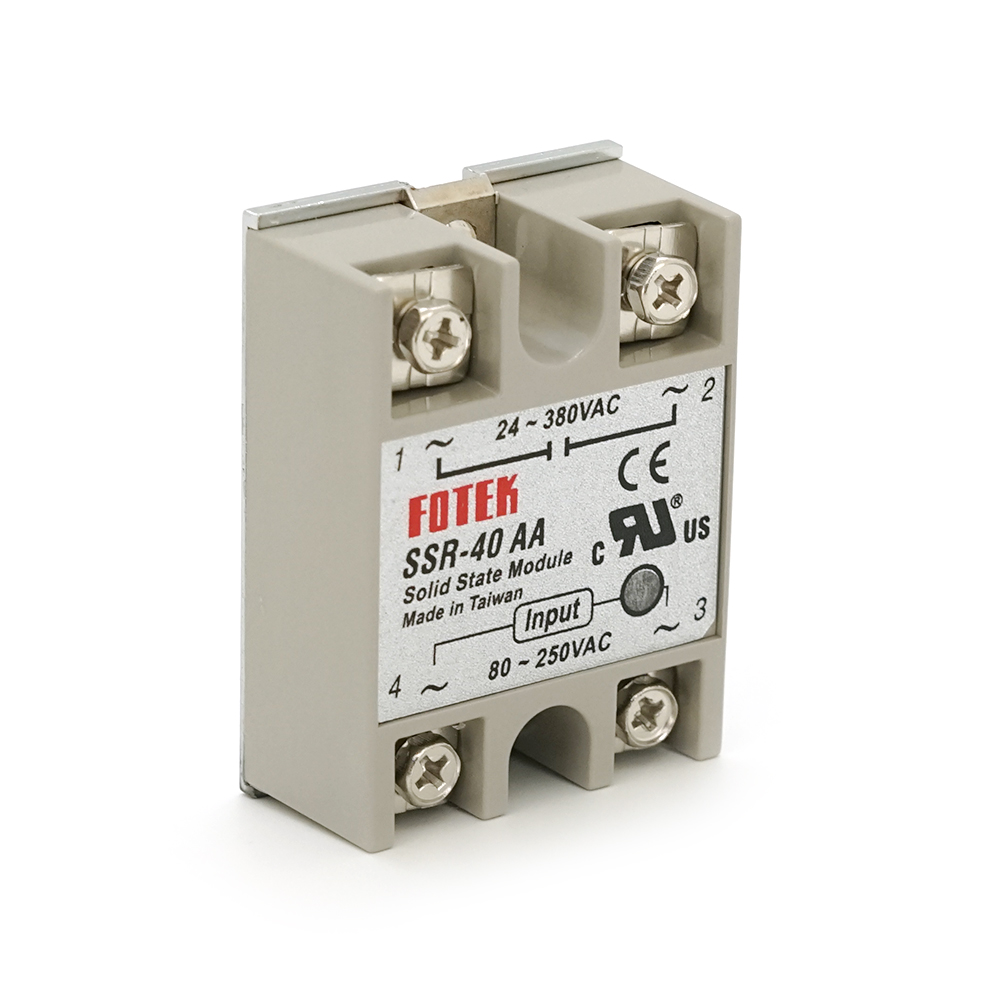 Реле твердотільне Fotek SSR-40AA 40А 24-380В AC (YUT_V6632)