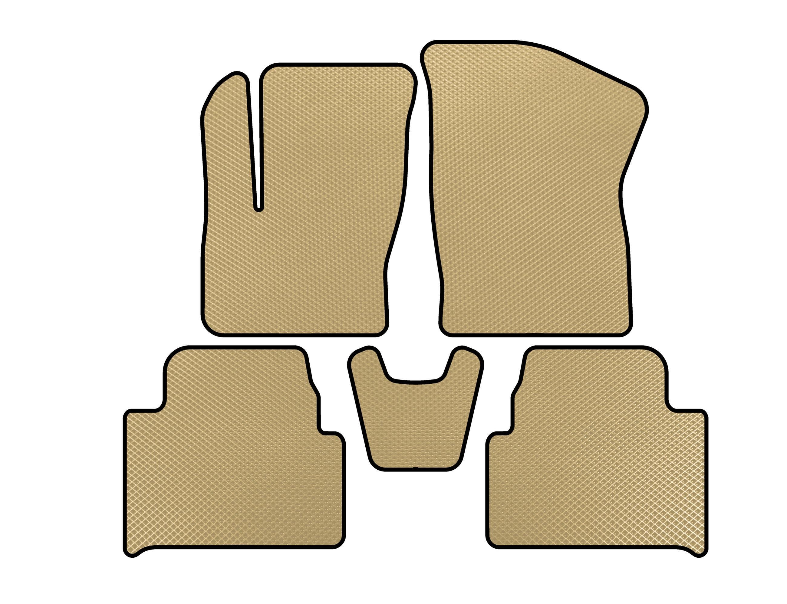 Коврики Digital Designs EVA для Ford C-Max 2004-2010 гг. этилвинилацетат Бежевый (138603)