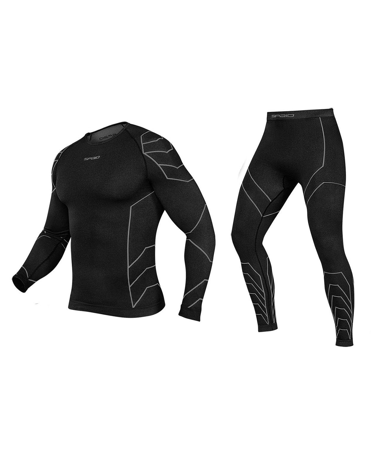 Комплект термобелья мужской Spaio Rapid Set XL Black/Grey (SP-RPD1-BLKGR-SET-XL)