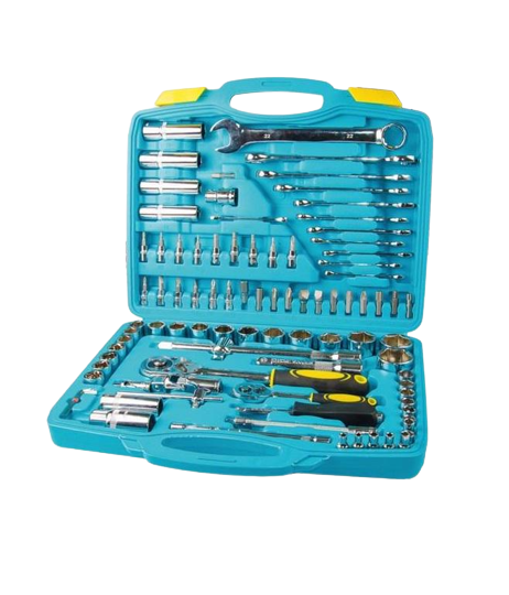 Набор ключей и насадок торцевых 1/4 и 1/2 с трещоткой 24 зуба 95 шт. (78-7095)