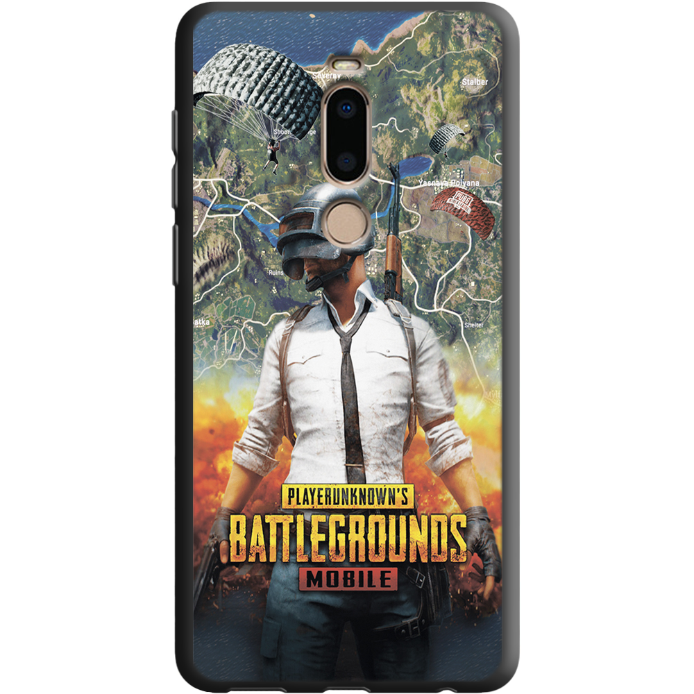 Чехол Boxface Meizu M8 PUBG Mobile Черный силикон (35852-up2309-38817)
