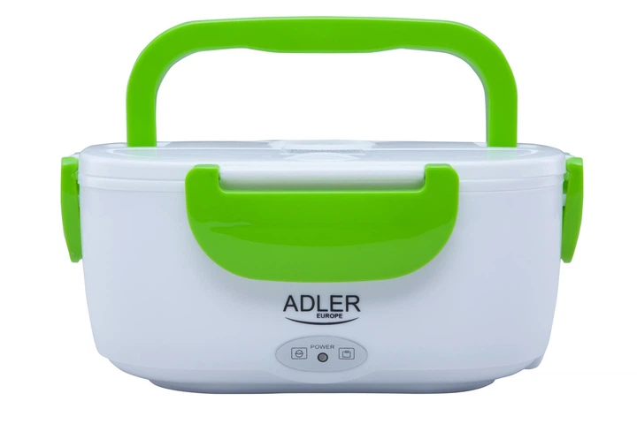Ланч-бокс з підігрівом Adler AD 4474 Green електричний 2 відділення 1,1 л до 50°C 230 В (34375350)