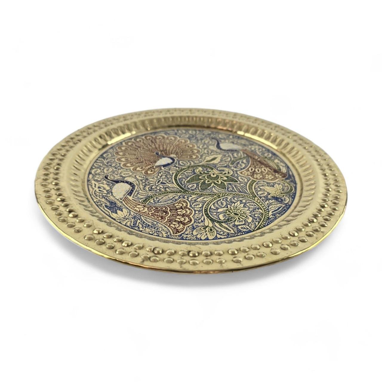 Тарілка настінна d-18,5/h-0,7 см Бронзовий (35215A) - фото 4 Тарілка настінна d-18,5/h-0,7 см Бронзовий (35215A) - фото 4