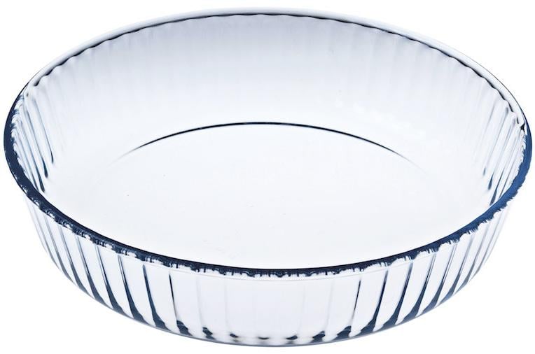 Форма для запікання Bergner San Ignacio Mediterraneo скляна 26 см кругла (BGEU-1589)