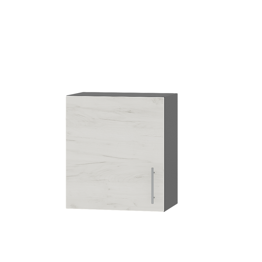 Шкаф верхний Эверест Оптима модуль Верх В20-500 50х30х56 см Дуб крафт белый/Антрацит (07943)