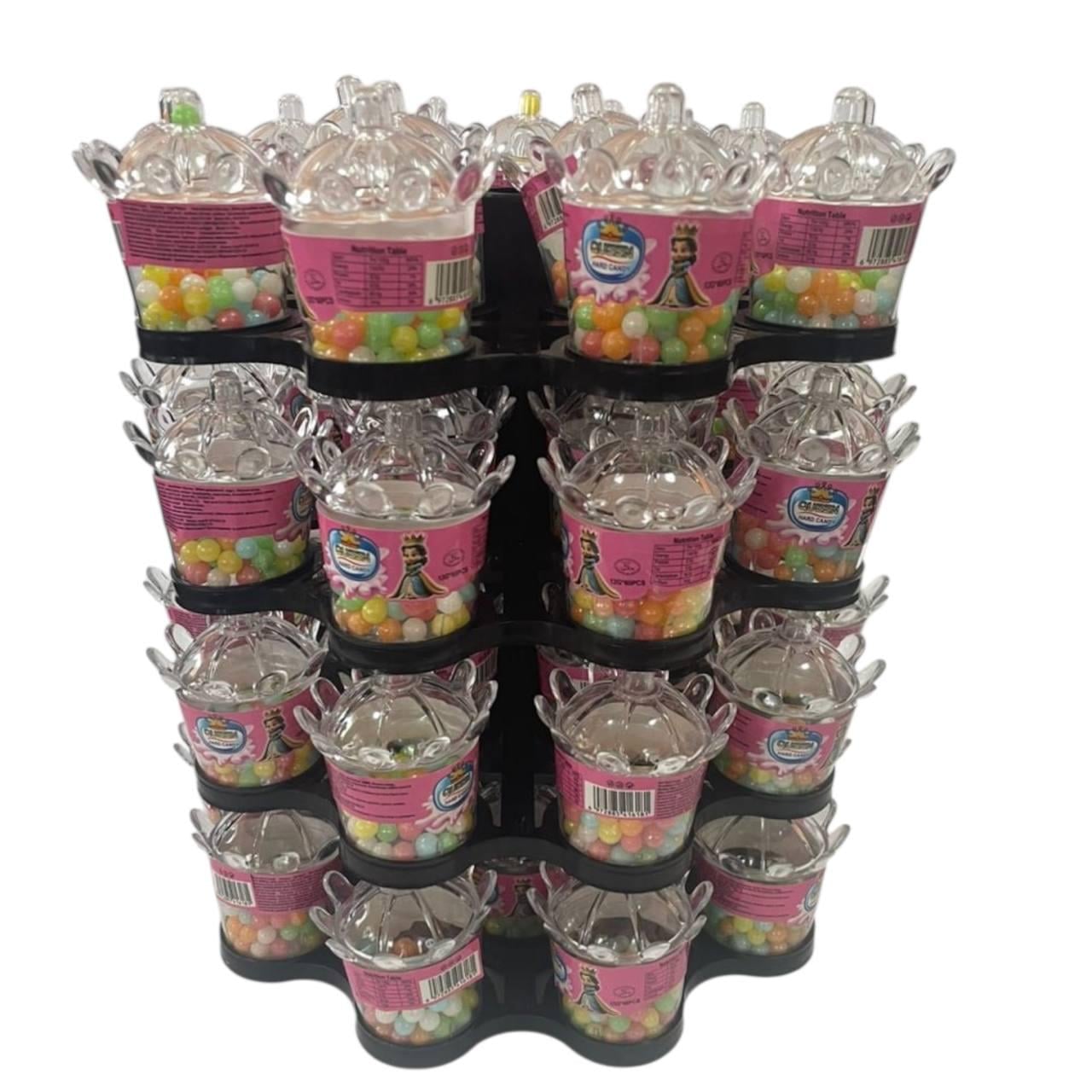 Драже фруктове у короні на стійці 12 г 60 шт. (00000006638)