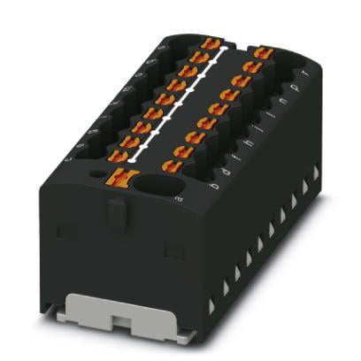 Розподільний блок Phoenix Contact PTFIX 4/18X1,5 BK 450В 17,5A Push-in Чорний (1047424)