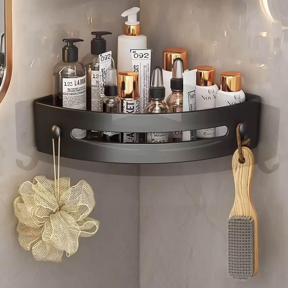 Полиця кутова у ванну на стіну самоклеюча для косметики - фото 3 Полиця кутова у ванну на стіну самоклеюча для косметики - фото 3