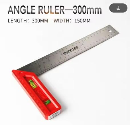 Угольник-линейка со встроенным уровнем 300 мм 90° (596947) - фото 2 Угольник-линейка со встроенным уровнем 300 мм 90° (596947) - фото 2