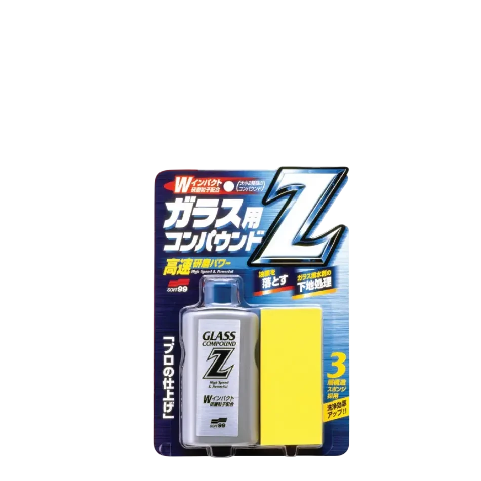 Очиститель стекла абразивный SOFT99 Glass Compound Z. глубокая очистка