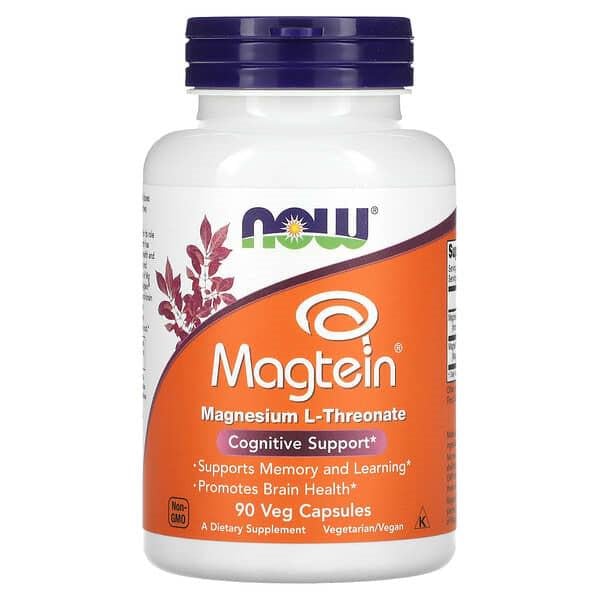 Магній Now Foods Magtein Magtein Magnesium L-Threonate 90 капс. (1533)