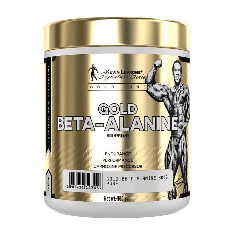 Бета-аланин против закисления мышц Kevin Levrone Gold Beta Alanine 300 г Без смаку