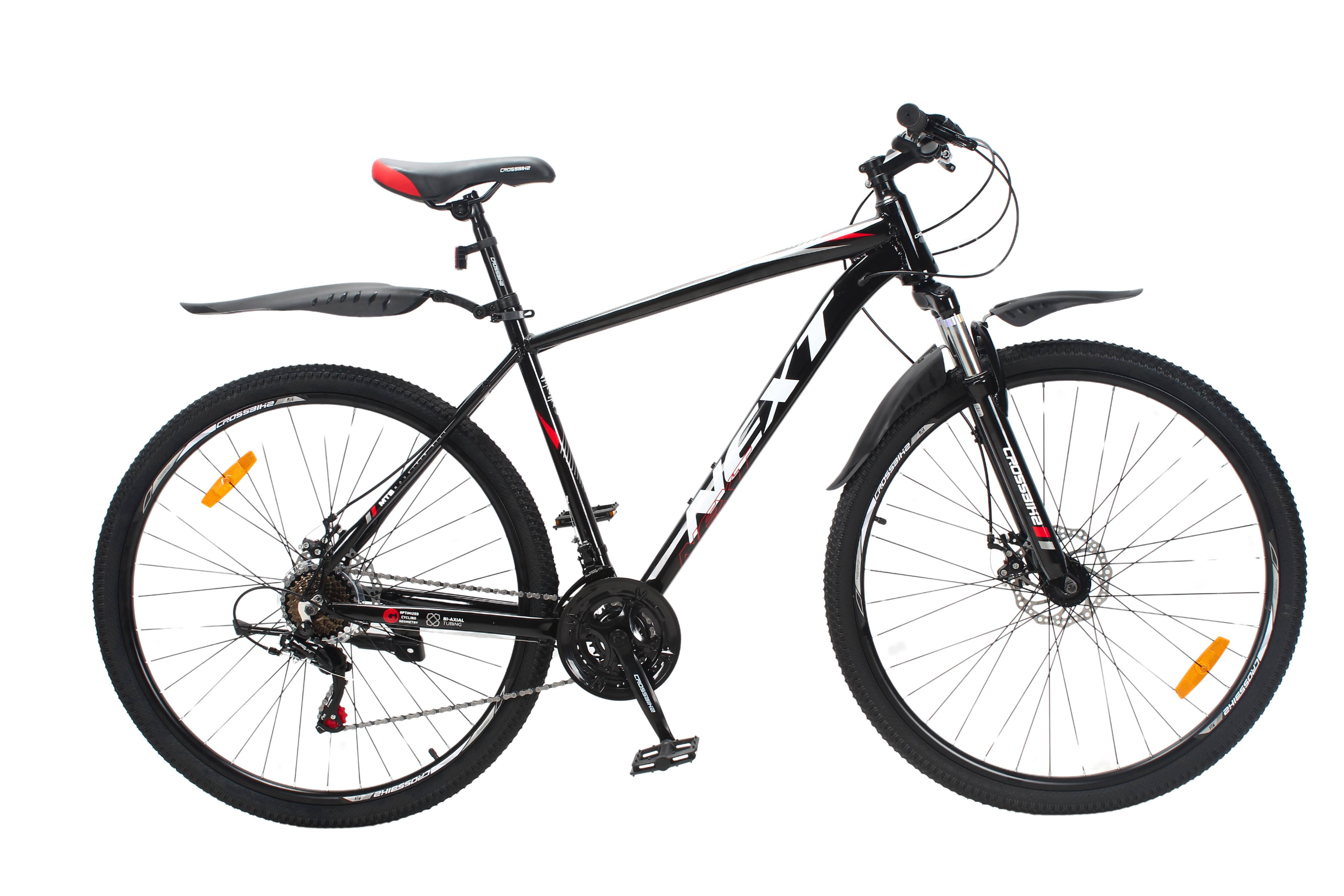 Велосипед Crossbike Next 2025 29" 20" Черно-красный