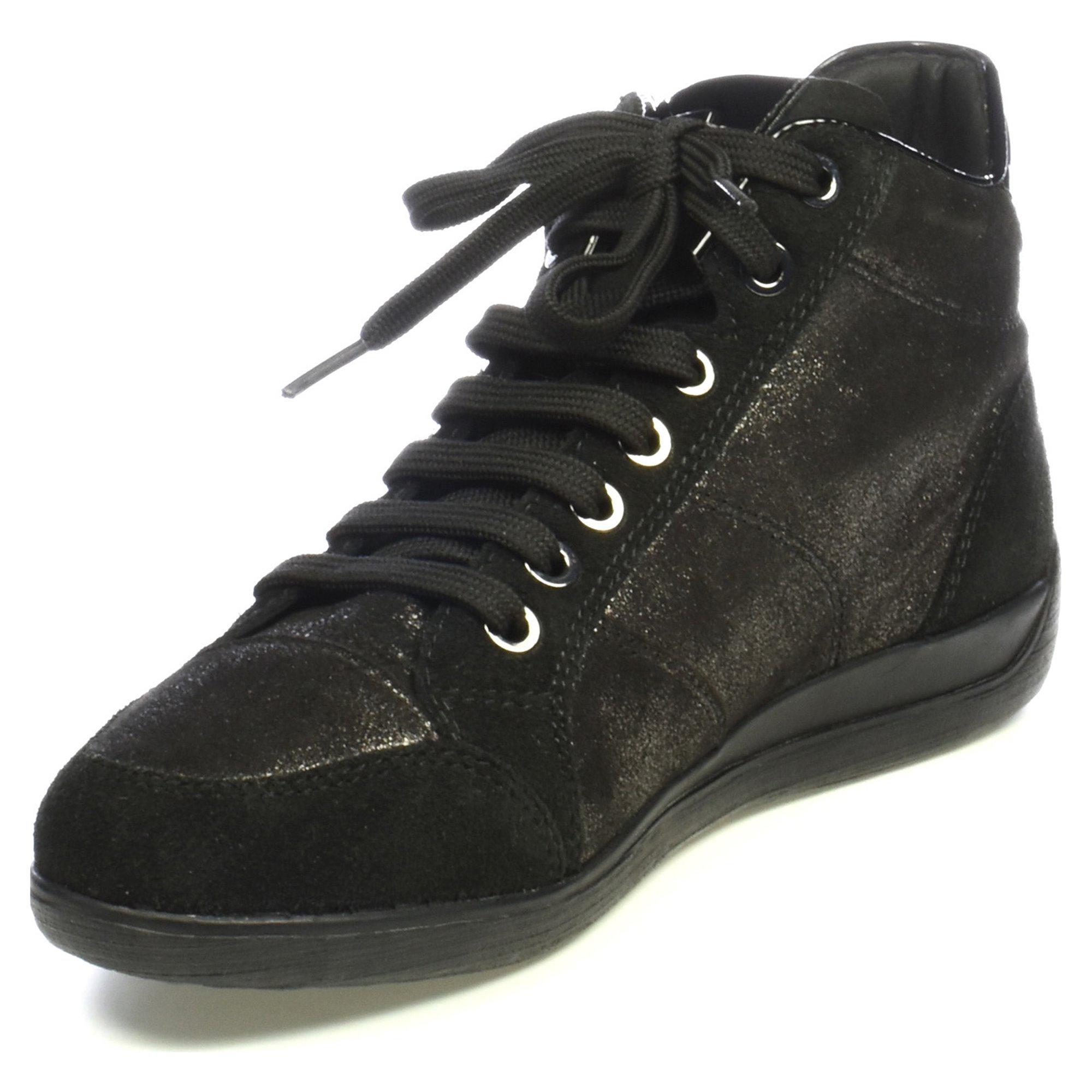 Черевики осінні жіночі Geox р. 38 Чорний/Бронзовий (05403-38) - фото 3