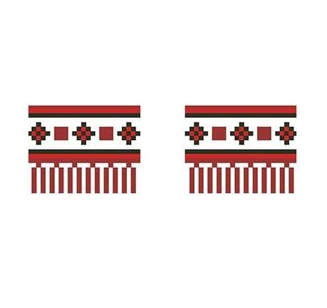 Схема Рушничок для свадебных букетов и декора для вышивки бисером и нитями на домотканом полотне (ТР064дн1025) Схема Рушничок для свадебных букетов и декора для вышивки бисером и нитями на домотканом полотне (ТР064дн1025)