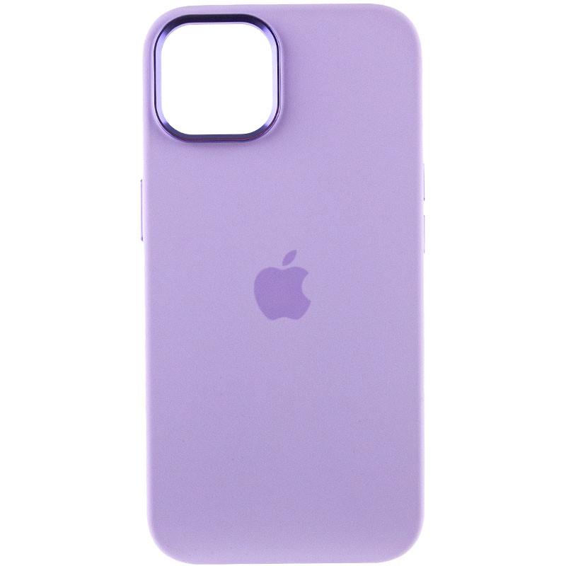 Противоударный чехол Silicone Case Metal Buttons (AA) для Apple iPhone 12 Pro Max (6.7") Сиреневый / Lilac - фото 2