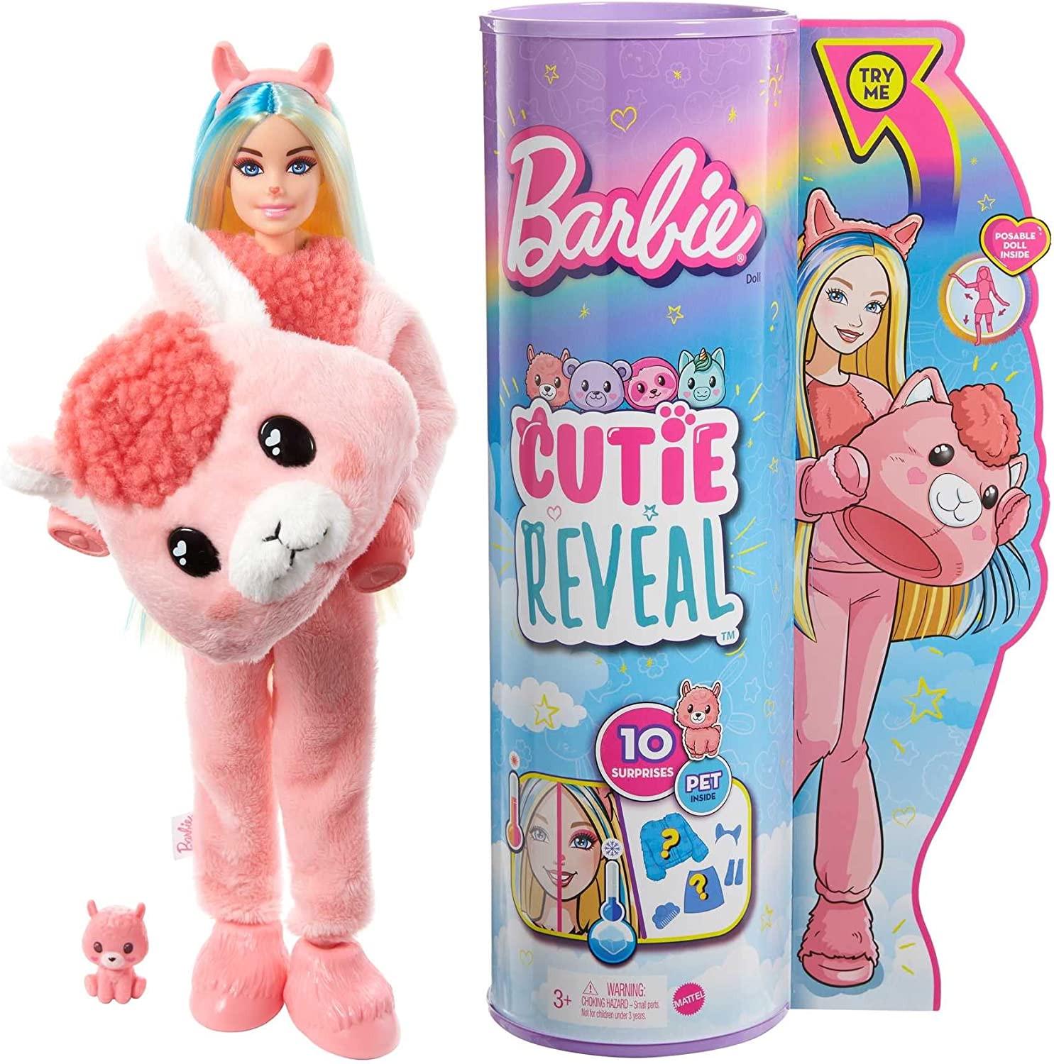 Лялька у костюмі лами Barbie Cutie Reveal Llama Doll (BR0255)