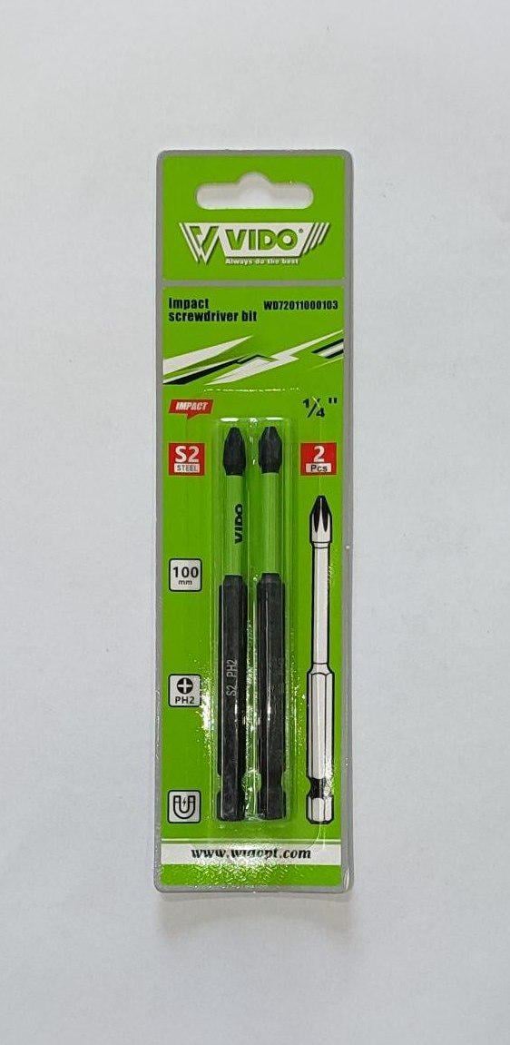 Бита Vido WD72011000103 PH2*100 мм (27612403)
