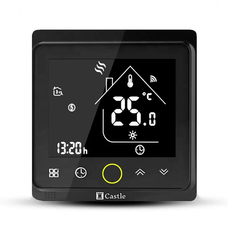 Терморегулятор Castle AC603H VA-B Wi-Fi Чорний (AC603H-VA-B)