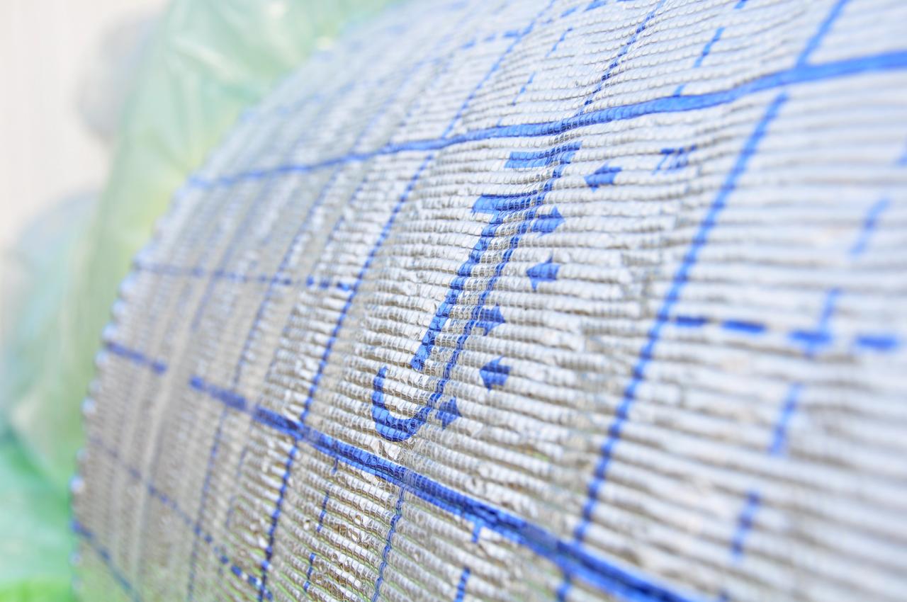 Вспененный полиэтилен Termoizol толщина 3 мм металлизированный РЭТ с разметкой теплого пола - фото 4