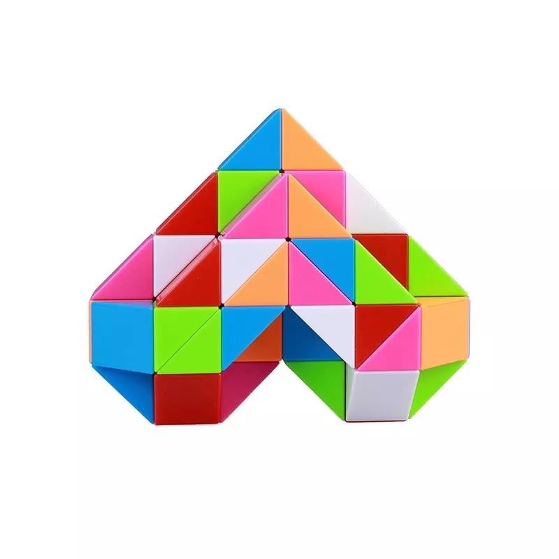 ᐉ Головоломка змейка QiYi Rubik's Snake 72 элемента 126 см (135561)