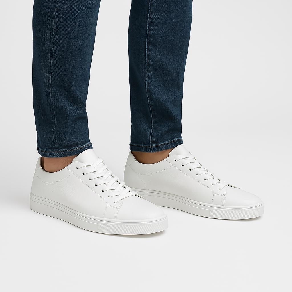 Кросівки чоловічі класичні Kindzer LUX 2202 з натуральної шкіри р. 38 Білий (220238) - фото 6 Кросівки чоловічі класичні Kindzer LUX 2202 з натуральної шкіри р. 38 Білий (220238) - фото 6