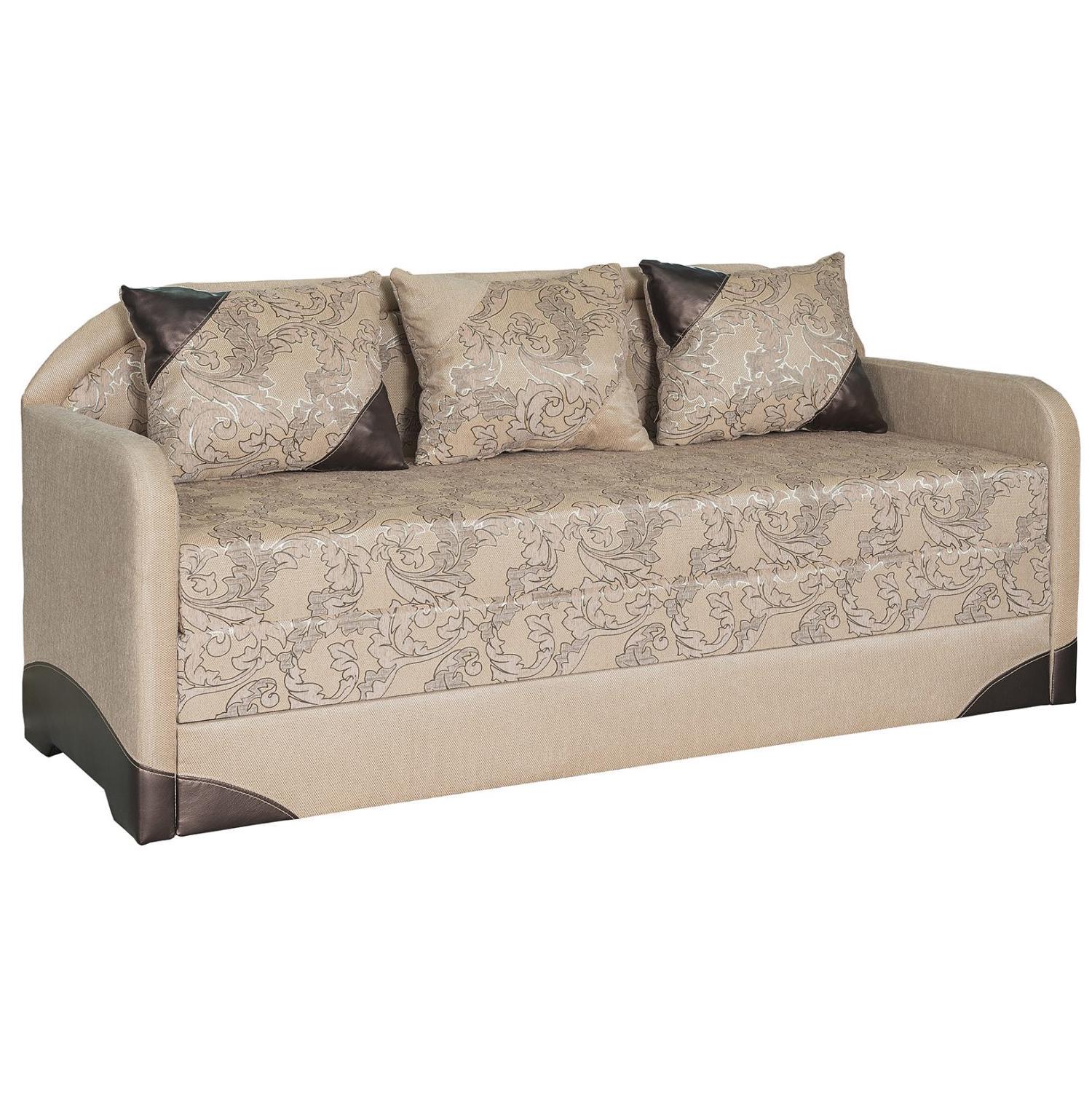 Диван раскладной Мебель-Сервис Париж New выкатной ДСП/металл ткань Торонто Бежевый