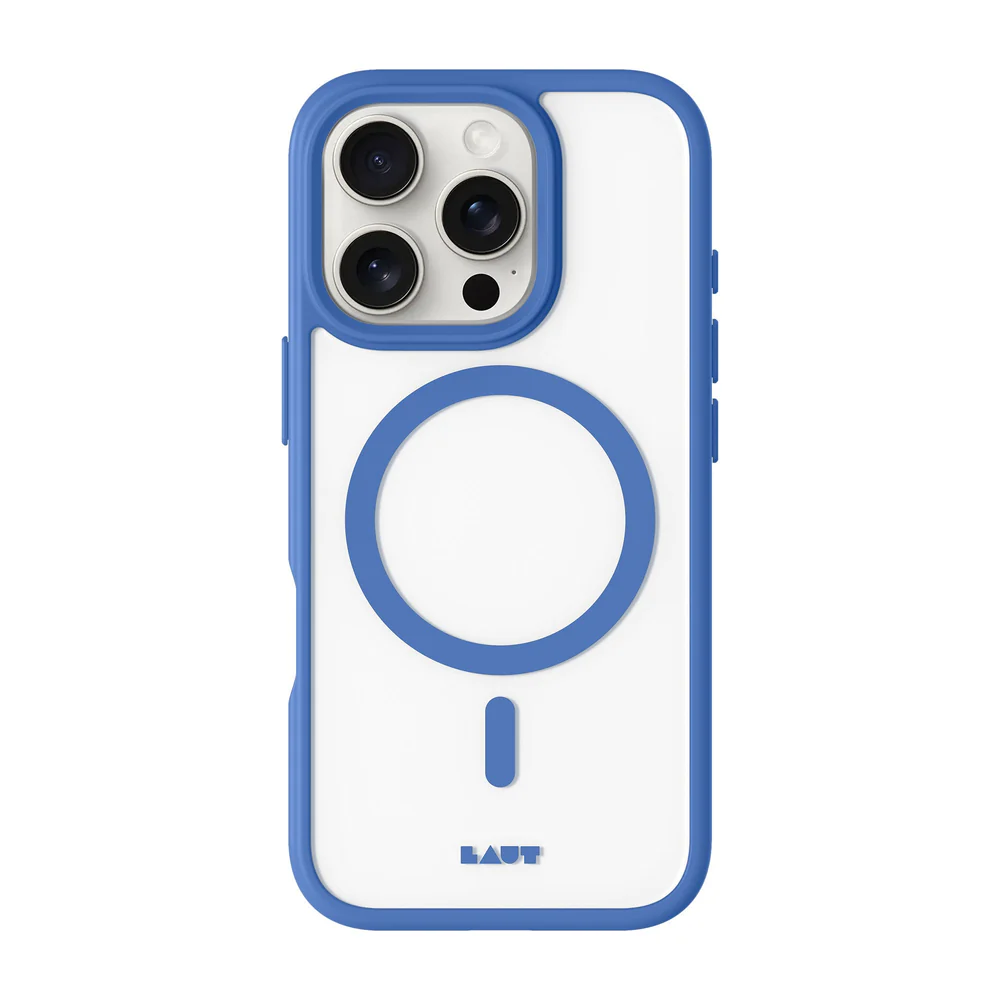 Чехол-накладка Laut Huex Protect for iPhone 16 Pro with MagSafe, Blue (L_IP24B_HPT_BL) Чехол-накладка Laut Huex Protect for iPhone 16 Pro with MagSafe, Blue (L_IP24B_HPT_BL)