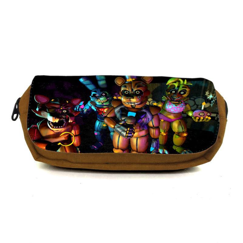 Пенал школьный Аниматроники Пять ночей Фредди FNAF-0012 Оранжевый (1478385367)