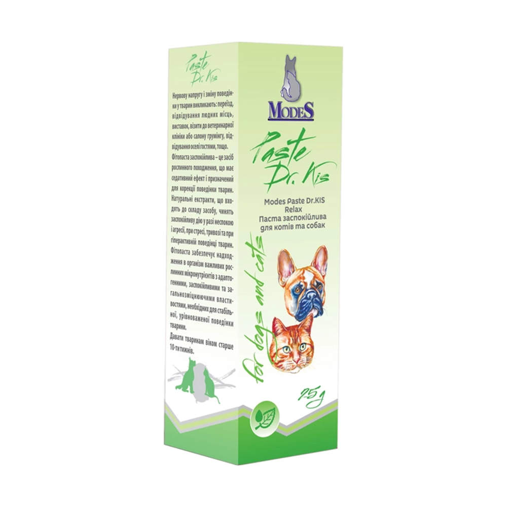 Паста успокаивающая для кошек и собак Modes Paste Dr.KIS Relax 50 г (ЗС000258) - фото 1