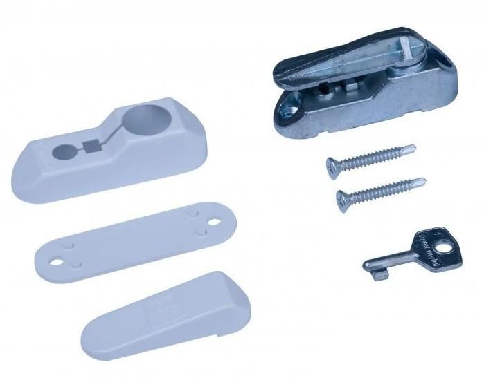 Замок с ключом блокирующий Penkid Sash Jammer Белый (Blok.PENKID.W) - фото 6