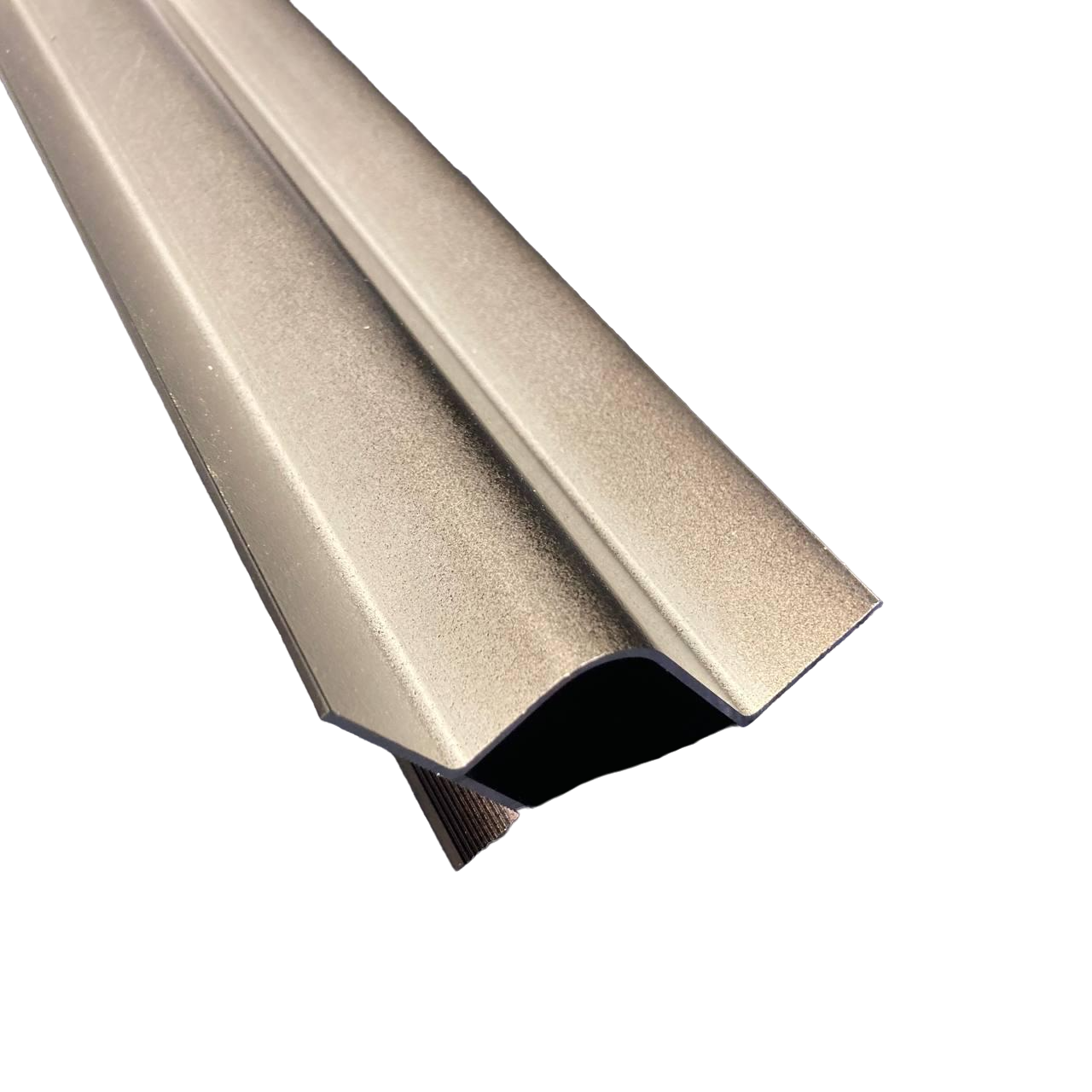 Алюминиевый профиль теневого шва Профіль Центр АПТШ 21 мм LED 3 м Черный (412135)