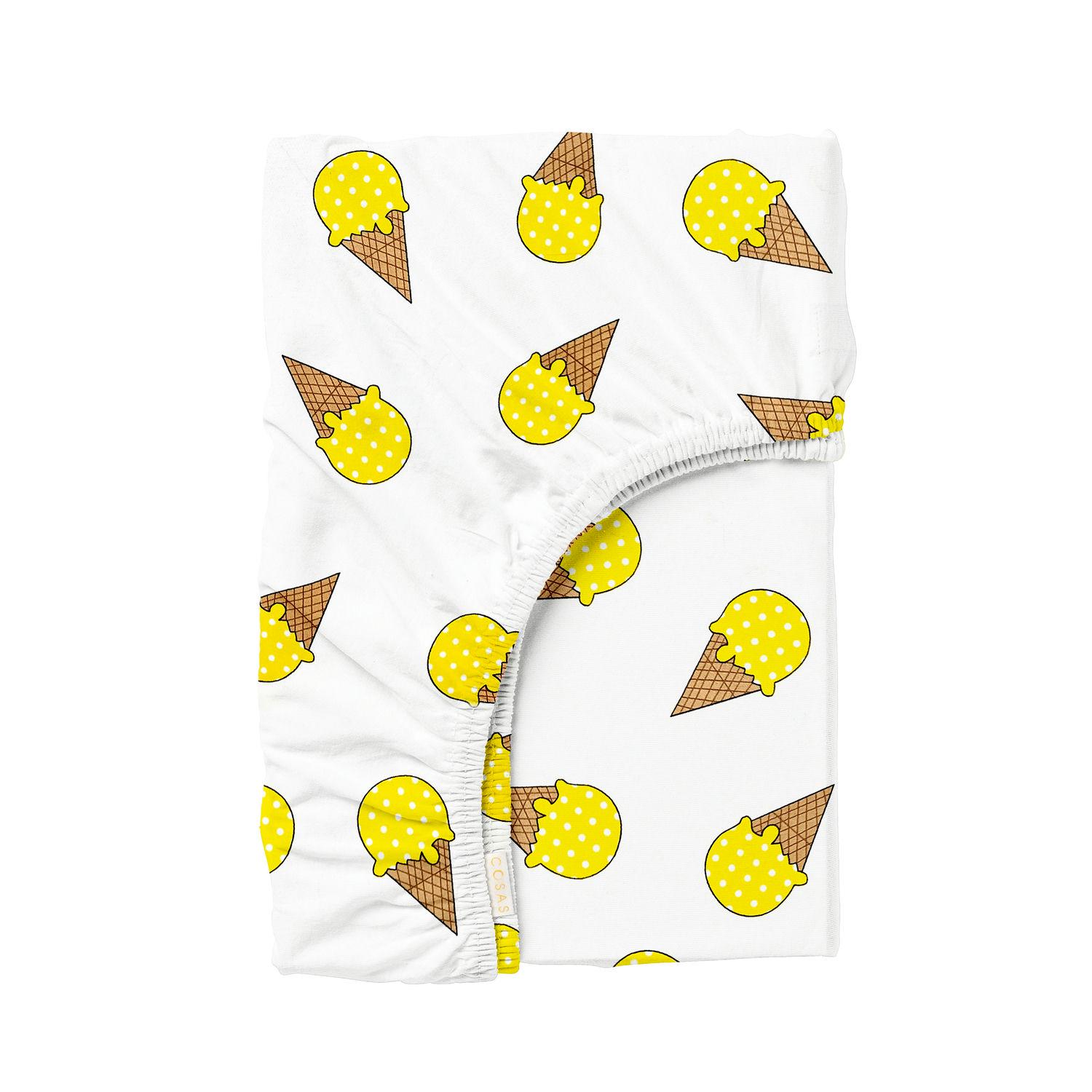 Простынь Cosas Icecream Yellow на резинке 90x200 см (4822052149621) Простынь Cosas Icecream Yellow на резинке 90x200 см (4822052149621)