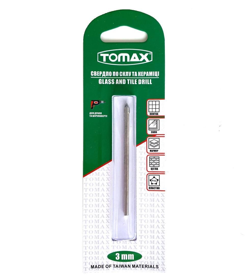 Свердло по плитці TOMAX та склу 3 мм (1415214886) - фото 1