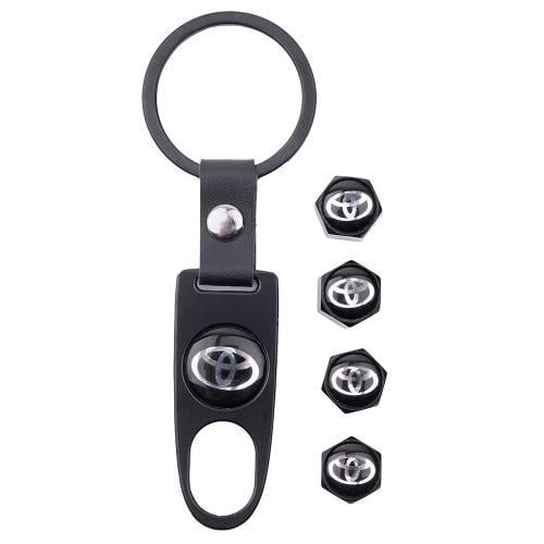 Колпачки на ниппель модельные с брелоком CN TOYOTA (00000063841)