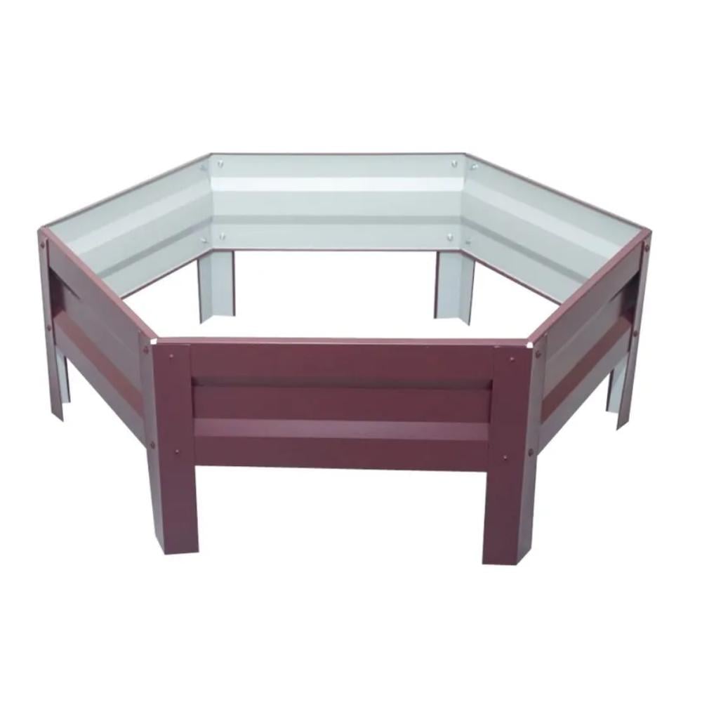 Клумба цветник SIMBUD Палисадник RAL3005 10 см Бордо (345968)