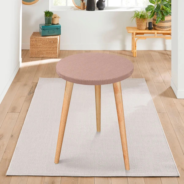 Набор чехлов на табурет круглый Love You Corn Fleece 86181 2 шт. Капучино (8-6-5130834)