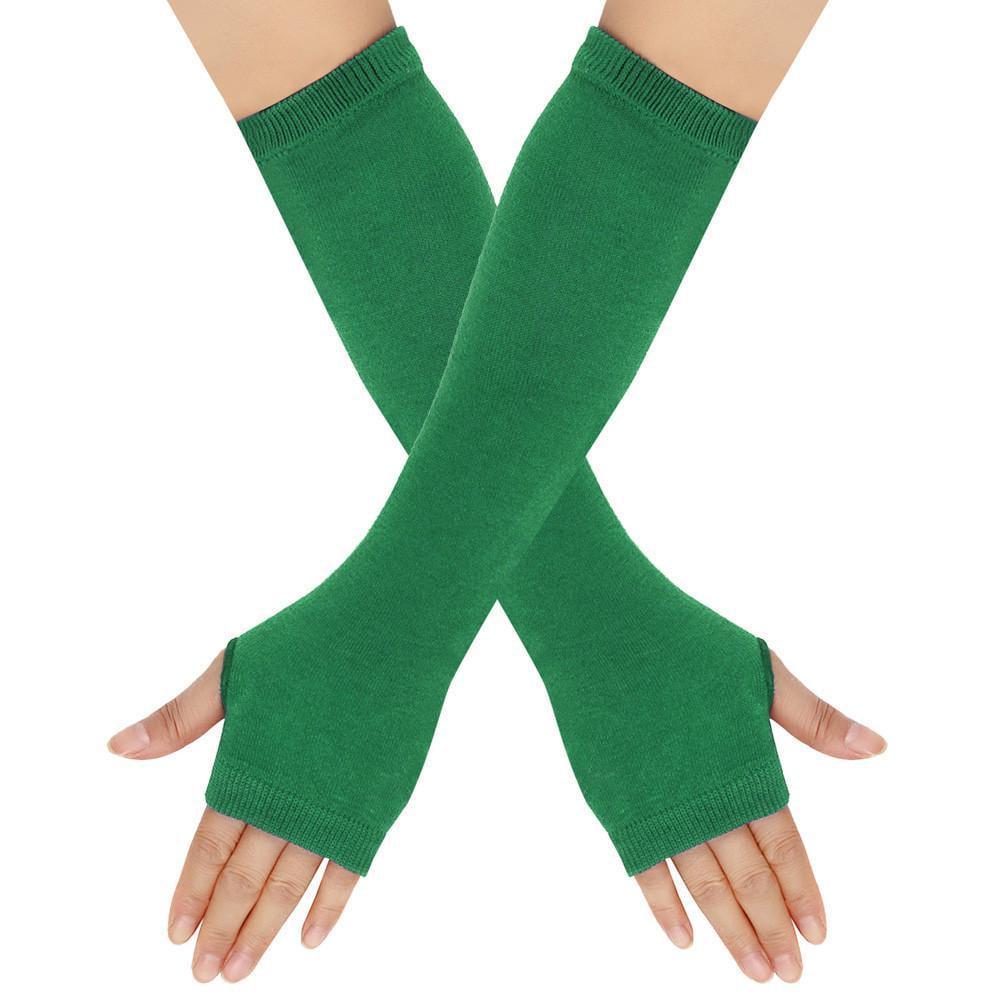Митенки короткие One size Зеленый (2624)