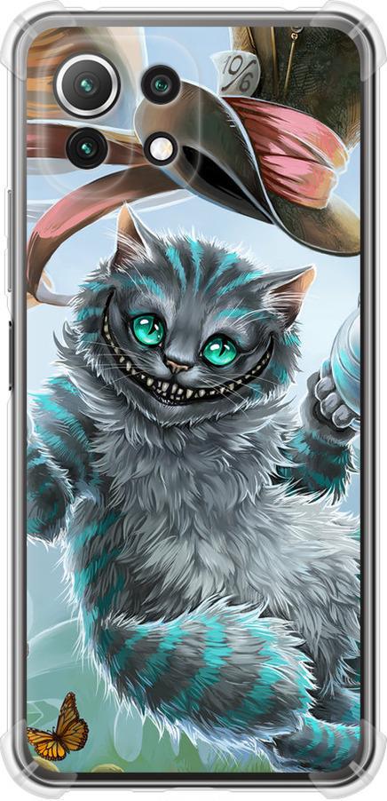 Чехол на Xiaomi Mi 11 Lite Чеширский кот 2 (3993sp-2281-42517)