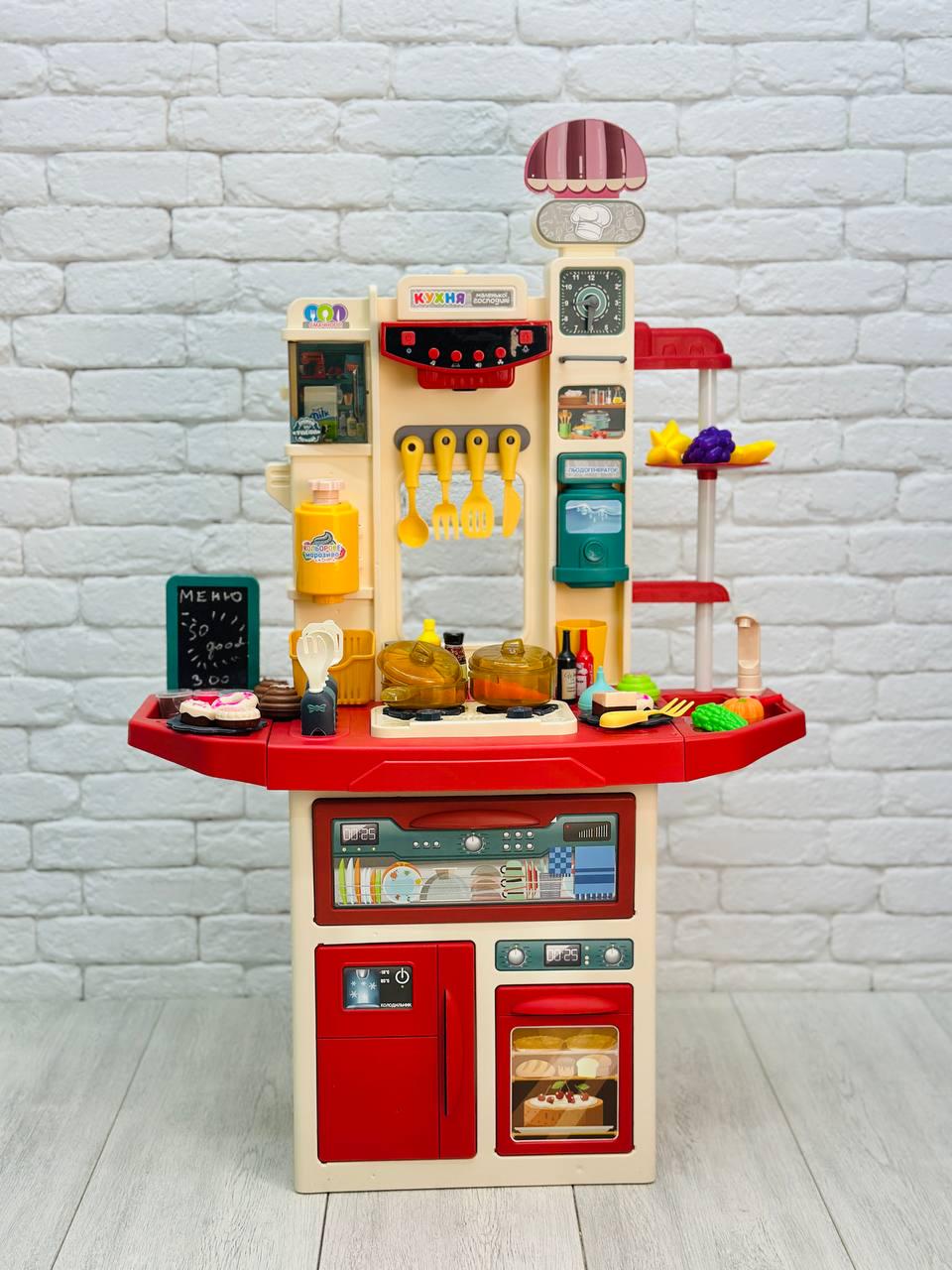 Кухня интерактивная 88 пр. 110 см Красный (2369)