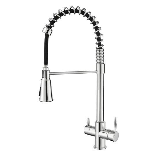 Смеситель для кухни KOER KB-72025-01 с выходом для питьевой воды (KR5014)